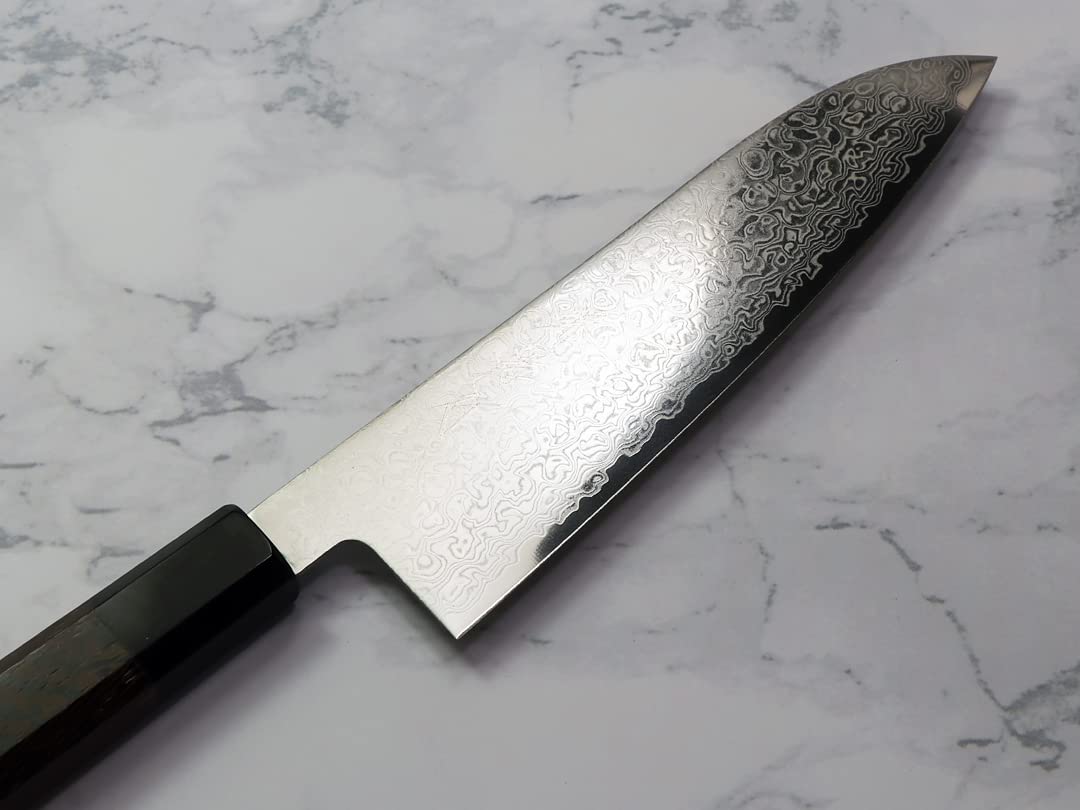 未使用保管　堺孝行　銀河　三徳　包丁　ZA18　180ｍｍ　69層ダマスカス 未使用保管 堺孝行 銀河 三徳 包丁 ZA18 180mm 69層ダマスカス